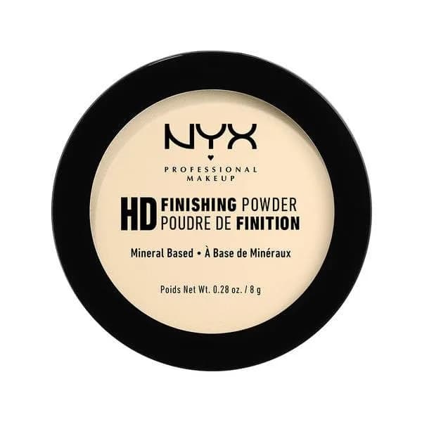 NYX PROFESSIONAL MAKEUP HD Finishing Powder, Pressed Setting Powder - Banana 7.94g (0.28 oz) | Camera-Ready Matte Finish thumbnail 3