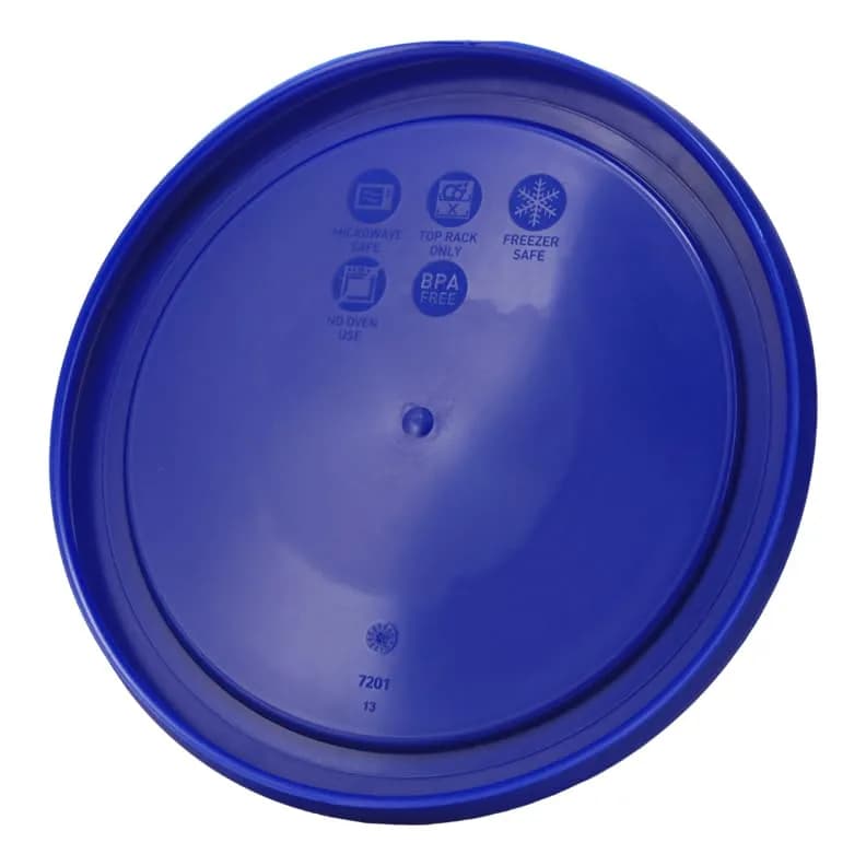 Pyrex 7201-PC 4-Cup Round Plastic Lids 950ml (2-Pack) | BPA-Free, Microwave Safe, Dishwasher Safe thumbnail 7