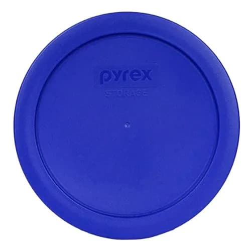 Pyrex 7201-PC 4-Cup Round Plastic Lids 950ml (2-Pack) | BPA-Free, Microwave Safe, Dishwasher Safe thumbnail 2