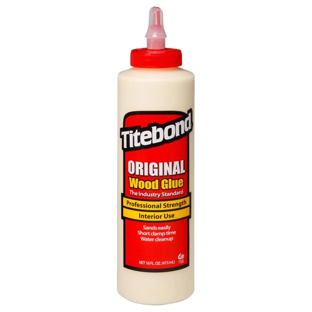 Titebond Original Wood Glue 5063, Industry Standard, 8 fl oz (237 ml) Bottle | Bonds Stronger Than Wood — Wood Glue / Titebond I