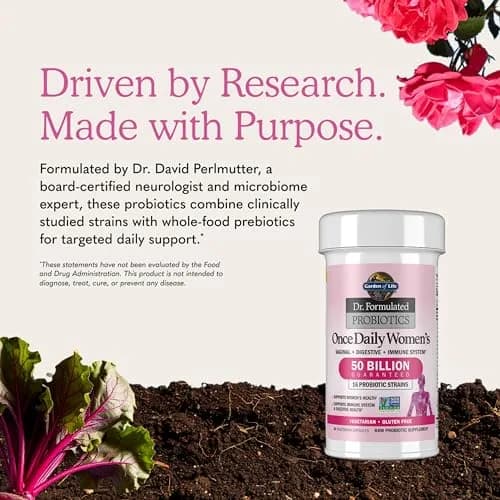 Garden of Life Dr. Formulated Probiotics for Women 50 Billion CFU 30 Capsules | Supports Digestive, Vaginal & Immune Health thumbnail 6