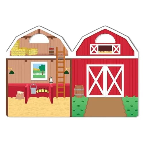 Melissa & Doug Puffy Sticker Play Set – On The Farm, 52 Reusable Stickers with 2 Scenes | Creative Farm Fun for Kids 4+ thumbnail 9