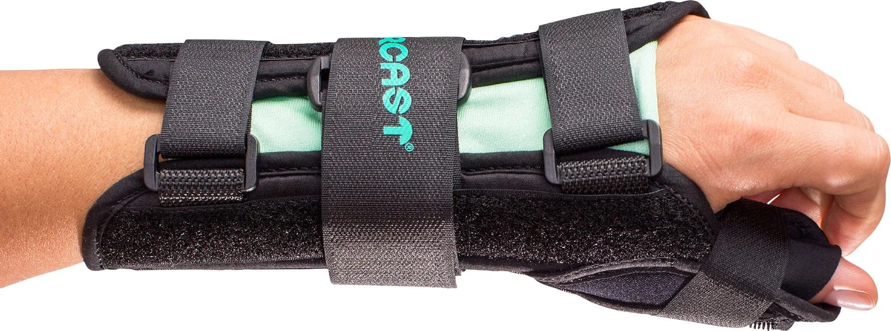 Aircast A2 Wrist Brace with Thumb Spica - Left Hand, Large | Supports Carpal Tunnel & Sprains — Large