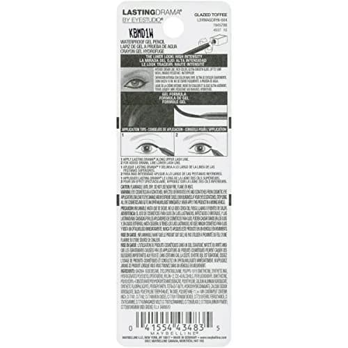 Maybelline Eyestudio Lasting Drama Waterproof Gel Pencil Brown Eyeliner 1 Count | Matte, Long-Lasting, Waterproof thumbnail 3