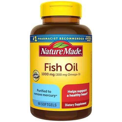 Nature Made Fish Oil Omega 3 Supplements 1000 mg Softgels 90 Count thumbnail 1