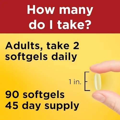 Nature Made Fish Oil Omega 3 Supplements 1000 mg Softgels 90 Count thumbnail 4