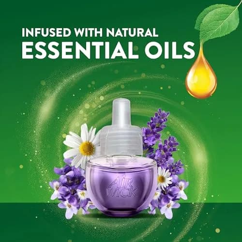 Air Wick Lavender & Chamomile Scented Oil Refills (2 x 0.67 Fl Oz) | Continuous Fragrance for Up to 300 Days thumbnail 4