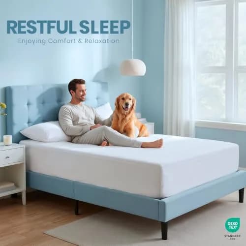 Utopia Bedding Waterproof Twin XL Mattress Protector 15" Deep Pocket | Breathable, Fitted Style, White thumbnail 8