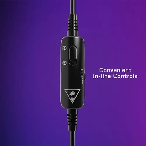 Turtle Beach Recon 50P Gaming Headset with Removable Mic | 40mm Speakers, Stereo, Black/Blue thumbnail 4