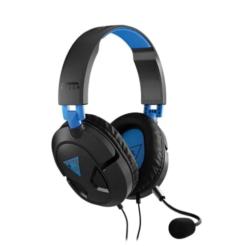 Turtle Beach Recon 50P Gaming Headset with Removable Mic | 40mm Speakers, Stereo, Black/Blue thumbnail 8