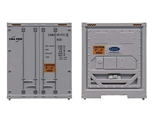 Walthers SceneMaster RFR CTR CMA-CGM Train, 40' | HO Scale Intermodal Container for Model Trains thumbnail 3
