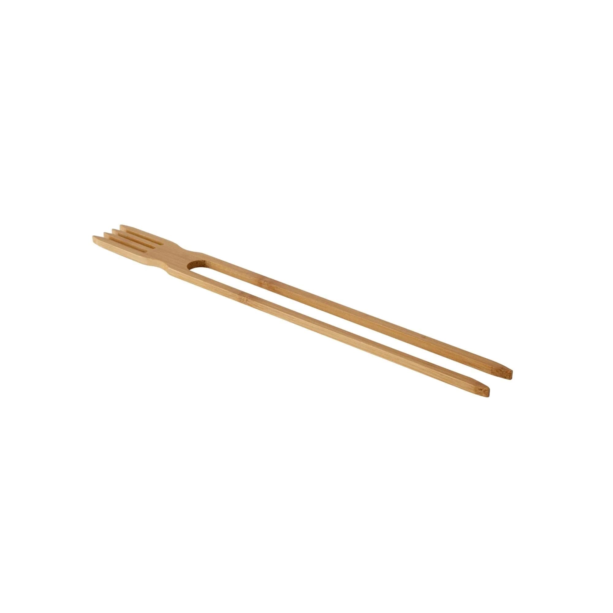 Restaurantware 10 in Bamboo Chopsticks with Fork, All-In-One, 100 Count | Eco-Friendly, Disposable Utensils for Food Trucks & Restaurants — Chop Fork Duo