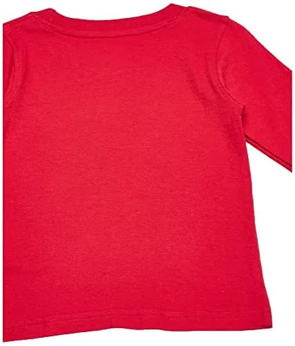 French Toast Big Boys' Basic Long Sleeve Crew Neck Tee, School Red, Large | Soft 100% Cotton, Versatile for School & Play thumbnail 4