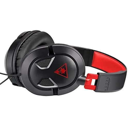 Turtle Beach Recon 50 Wired Gaming Headset for PC, PS5, Xbox | Red & Black Stereo thumbnail 8