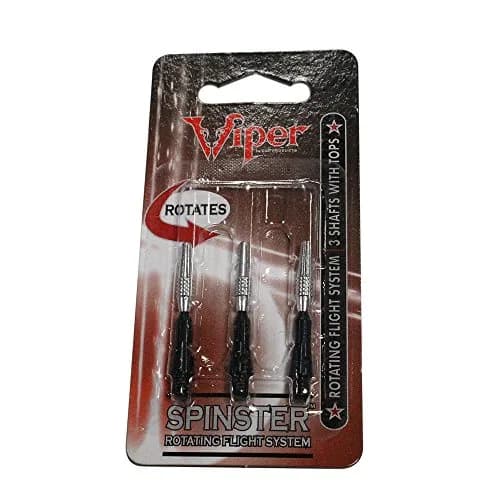 Viper by GLD Products Spinster Aluminum Dart Shafts, Short (SH), 3 Pack, Black | Reduces Deflection for Tighter Groupings thumbnail 4