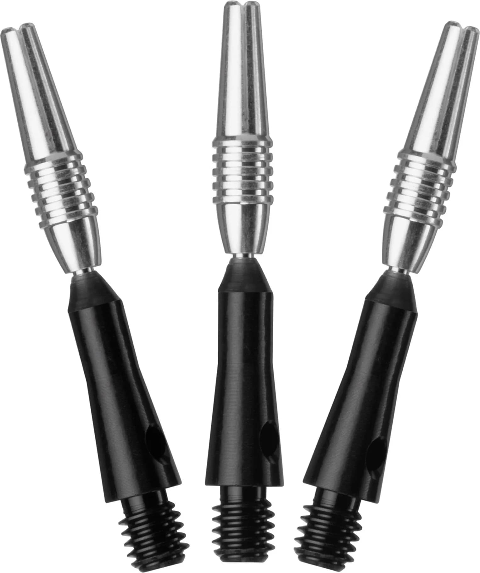 Viper by GLD Products Spinster Aluminum Dart Shafts, Short (SH), 3 Pack, Black | Reduces Deflection for Tighter Groupings - main product image
