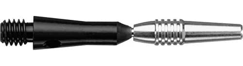 Viper by GLD Products Spinster Aluminum Dart Shafts, Short (SH), 3 Pack, Black | Reduces Deflection for Tighter Groupings thumbnail 2
