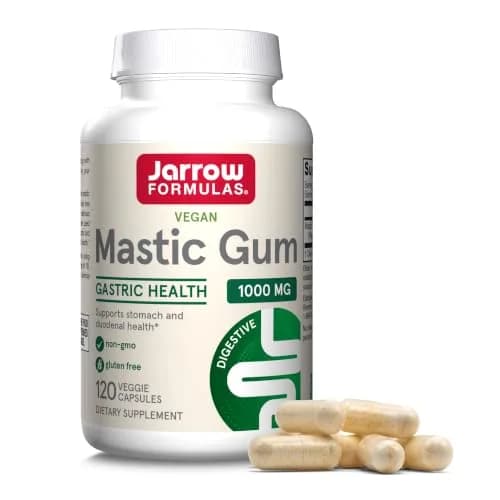 Jarrow Formulas Mastic Gum 1000mg 120 Capsules | Supports Stomach & Duodenal Health thumbnail 1