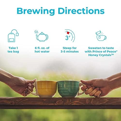 Prince Of Peace Organic Green Tea 100 Tea Bags | Unsweetened, Lower Caffeine, Organic & Herbal Benefits thumbnail 6