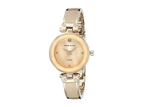 Anne Klein Women's Genuine Diamond Dial Bangle Watch | 28mm Classic Round Bezel, Mineral Crystal, Water-Resistant thumbnail 1