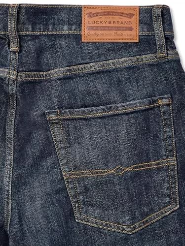 Lucky Brand Men's 410 Athletic Fit Jean, Barite, 29W x 34L | Relaxed Fit Tapered Leg thumbnail 8