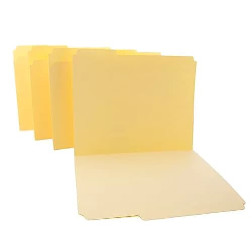 BAZIC Products Manila File Folders 1/3-Cut Letter Size 12-Pack | Durable Paper Stock for Office, School, Home thumbnail 6