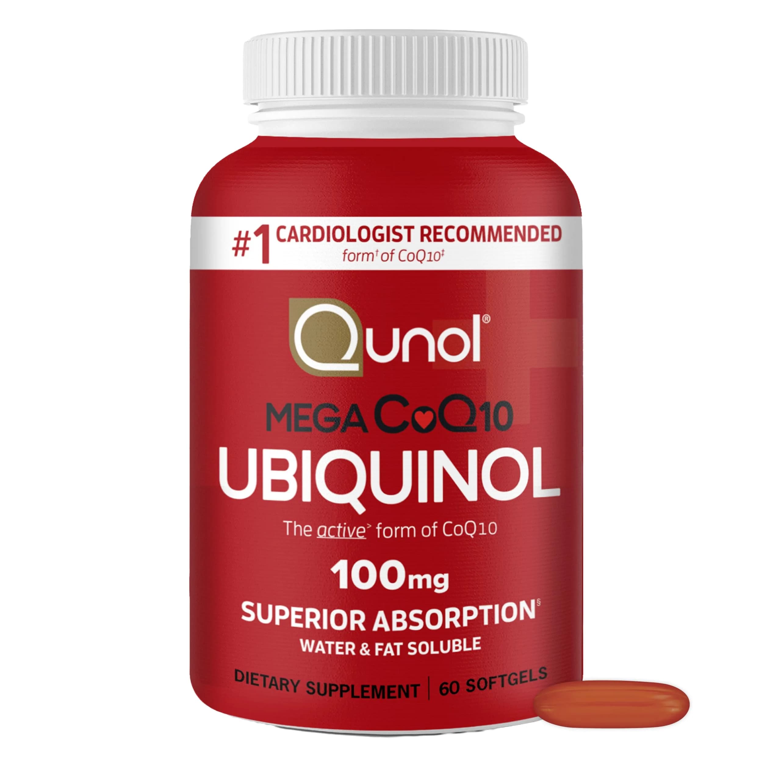 Qunol Mega Ubiquinol CoQ10 100mg - main product image