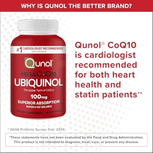 Qunol Mega Ubiquinol CoQ10 100mg thumbnail 3