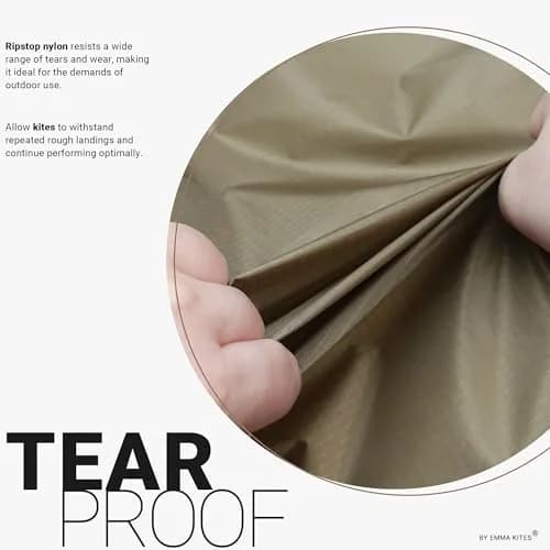 emma kites White Ripstop Nylon Fabric 40 Denier 1-Yard (155cm x 91cm) | Ultra-Light Water Resistant Tear Proof for Kites & Bags thumbnail 4