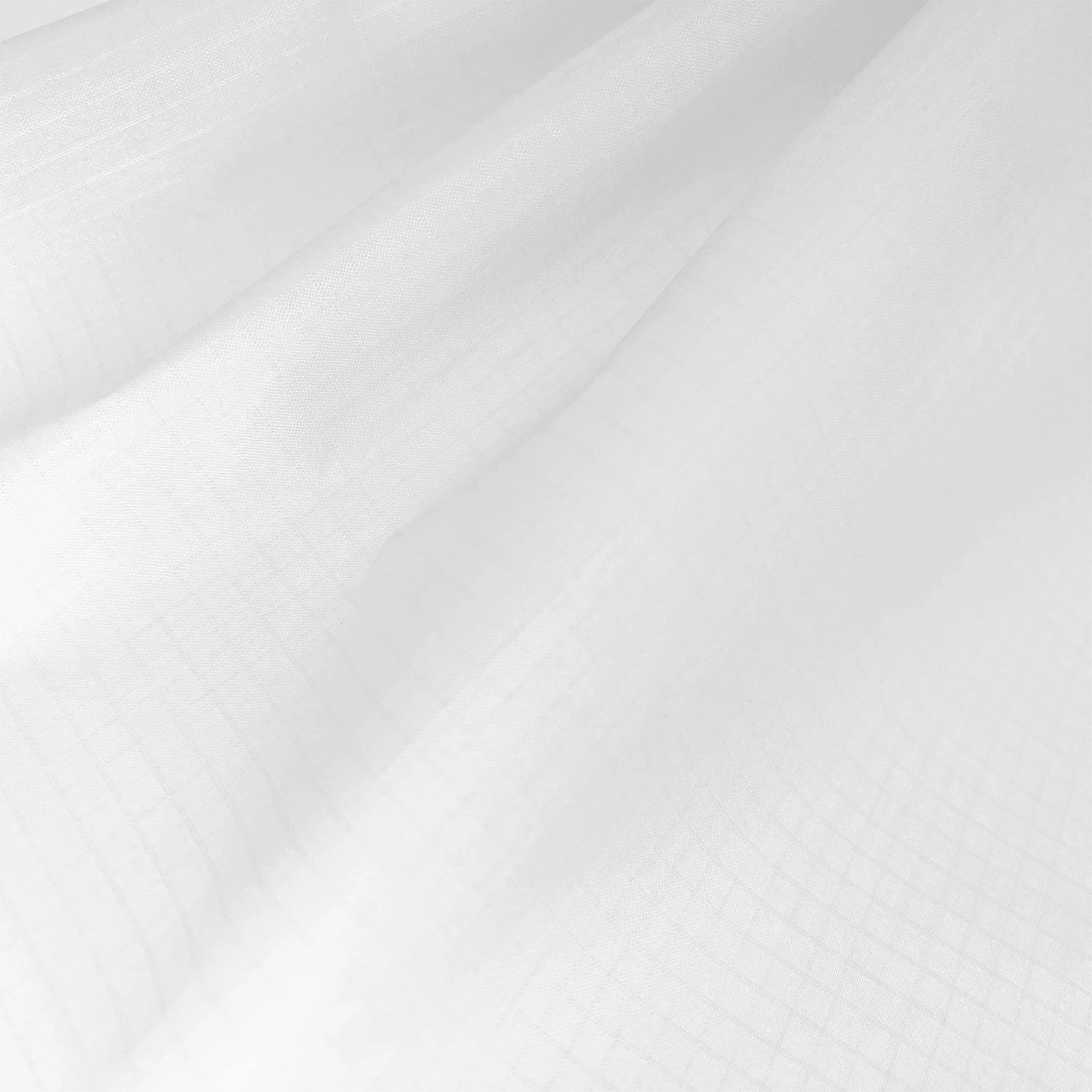 emma kites Black Ripstop Nylon Fabric 100 cm (1 Yard) | Water Resistant Tear Proof for Kites, Flags, Bags — #02 White / Precut 5-Yard