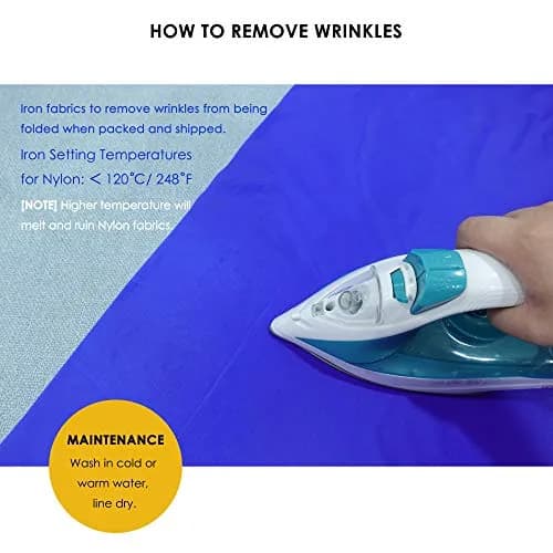 emma kites Yellow Ripstop Nylon Fabric 1-Yard (91cm x 152cm) | Water Resistant Tear Proof for Kites, Bags, Covers thumbnail 8