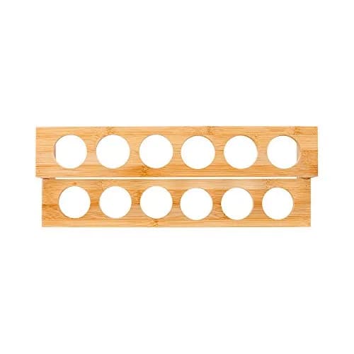 Restaurantware Multi Level Food Cone and Sushi Hand Roll Display Stand 13.5" | Eco-Friendly Bamboo thumbnail 4