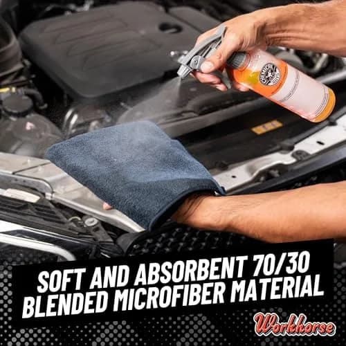 Chemical Guys MIC35306 Workhorse Microfiber Towel 16 in. x 16 in. Pack of 6 | Professional Grade, Lint-Free thumbnail 4