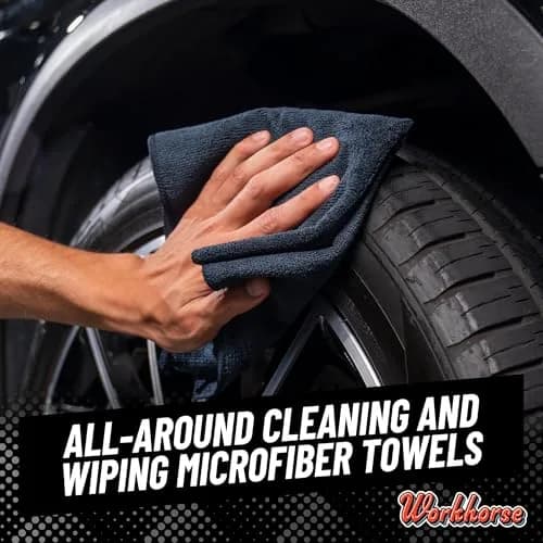 Chemical Guys MIC35306 Workhorse Microfiber Towel 16 in. x 16 in. Pack of 6 | Professional Grade, Lint-Free thumbnail 3