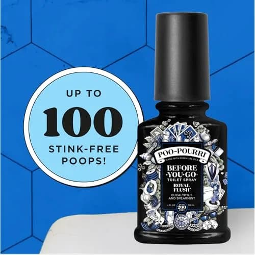 Poo-Pourri Royal Flush Toilet Spray 2 Fl Oz | Bathroom Odor Barrier with Essential Oils thumbnail 5