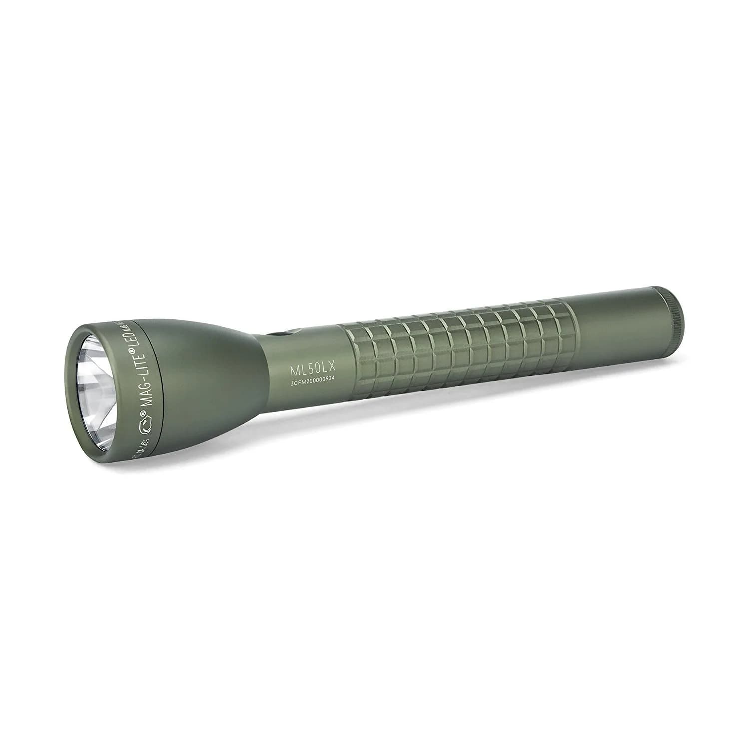 Maglite ML50LX 3-Cell C LED Flashlight 10.15 inch Black | 705 Lumens, 357m Beam, Water-Resistant — Foliage green