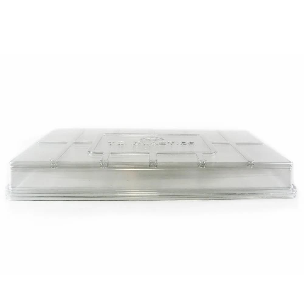 Living Whole Foods Plant Tray 10x20 Inch | Clear Plastic Humidity Dome for Seedlings - main product image