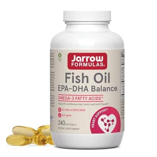 Jarrow Formulas EPA-DHA Balance Softgels 1200mg (240 Count) | Cardiovascular Support with 2:1 EPA:DHA Ratio thumbnail 1