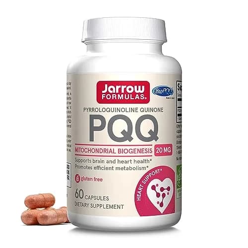 Jarrow PQQ 20 mg, Mitochondrial Biogenesis, 60 Capsules thumbnail 1