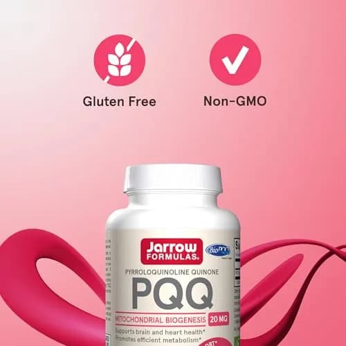Jarrow PQQ 20 mg, Mitochondrial Biogenesis, 60 Capsules thumbnail 5