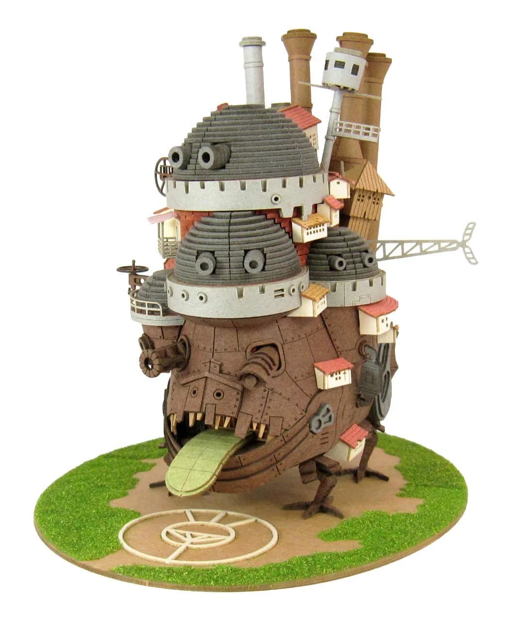 Totoro Sankei MK07-21 Nicheuto Kit Howl's Moving Castle Paper Craft | Laser-Cut Miniature Model for Art & Crafts