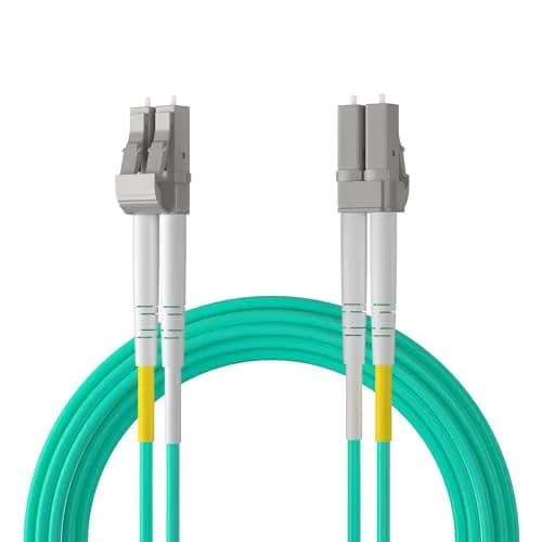 10Gtek OM3 LC-LC Duplex Fiber Patch Cable 5m (16.4ft) | 10Gbps Multi-Mode LSZH thumbnail 1