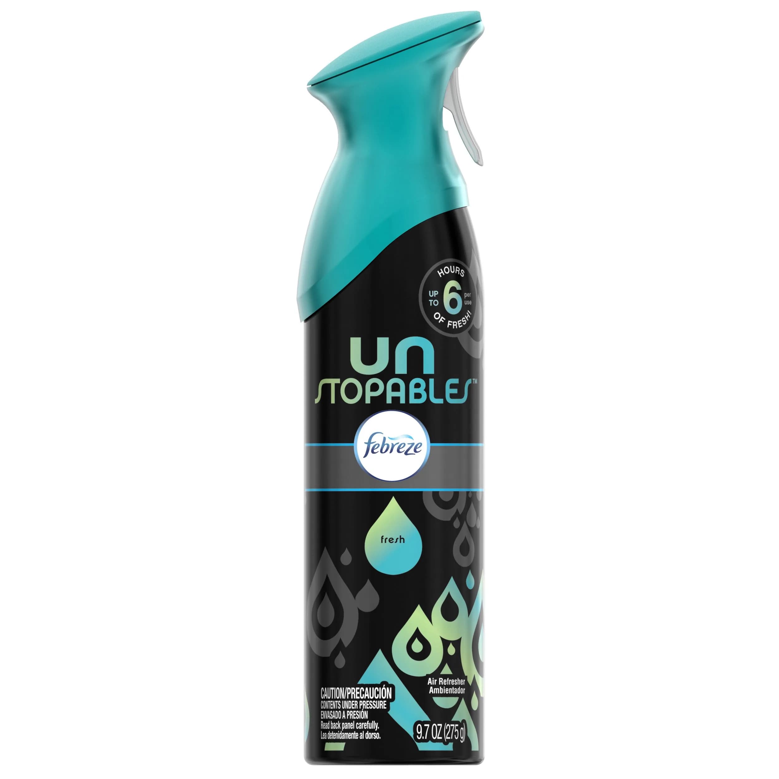 Febreze Unstopables Fresh Air Freshener Spray 250ml (8.8 Oz) | Long-Lasting Scent — 5.5 oz