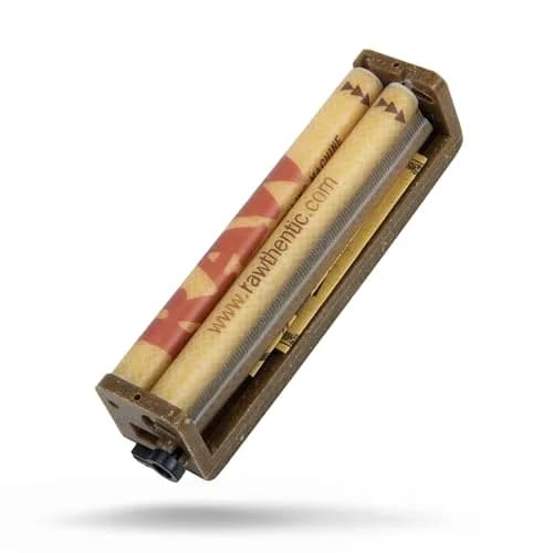 RAW Eco Plastic 2-Way Adjustable Rolling Machine King Size 110mm | Rolls Regular & Slim Papers thumbnail 1