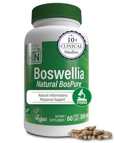 Health Thru Nutrition Boswellia 300mg 60 Capsules | Organic Frankincense for Joint Support thumbnail 1
