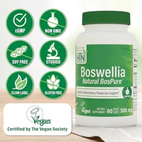 Health Thru Nutrition Boswellia 300mg 60 Capsules | Organic Frankincense for Joint Support thumbnail 3