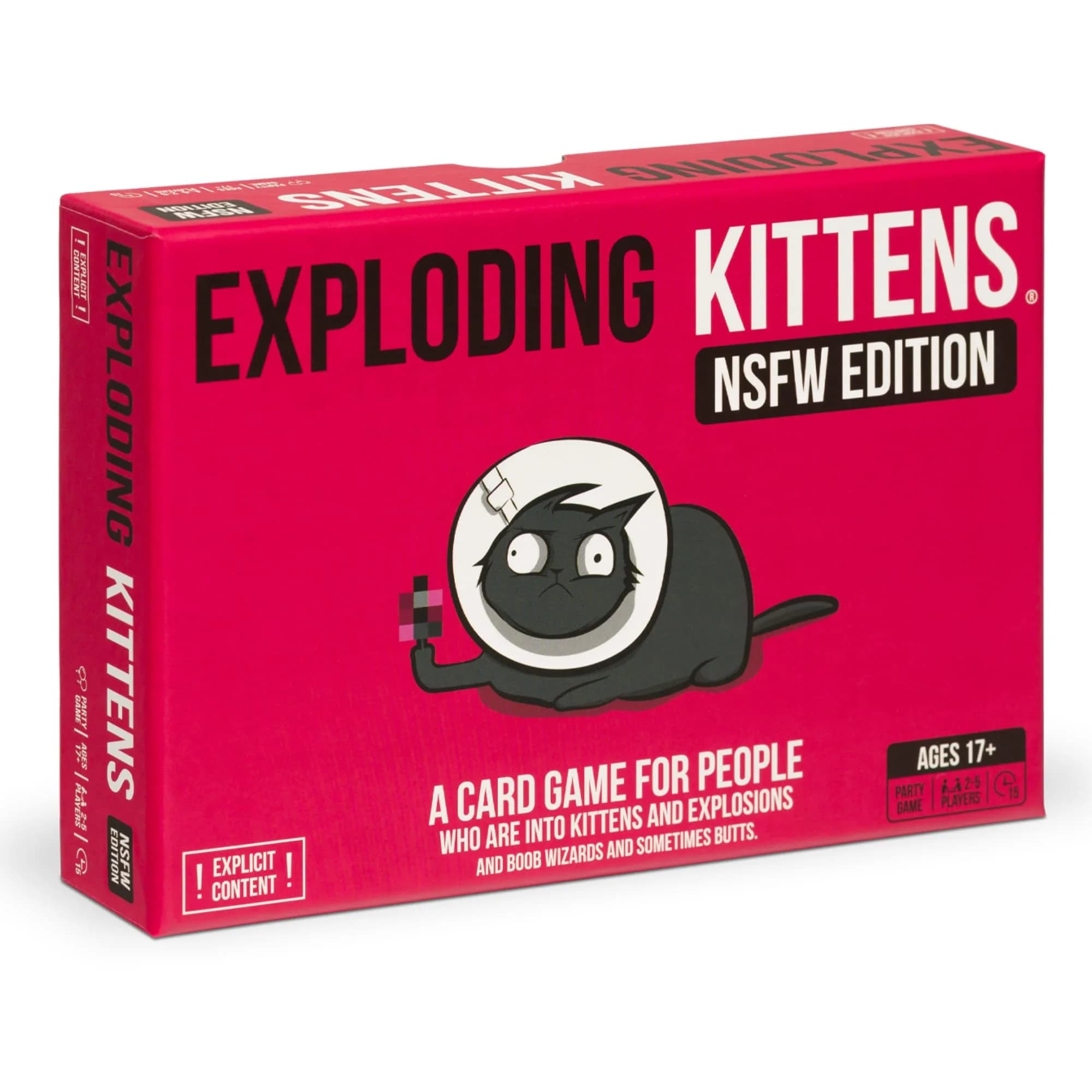 Exploding Kittens NSFW Edition Card Game for 2-5 Players, Ages 17+ | Dark Humor Strategy Game — NSFW Edition