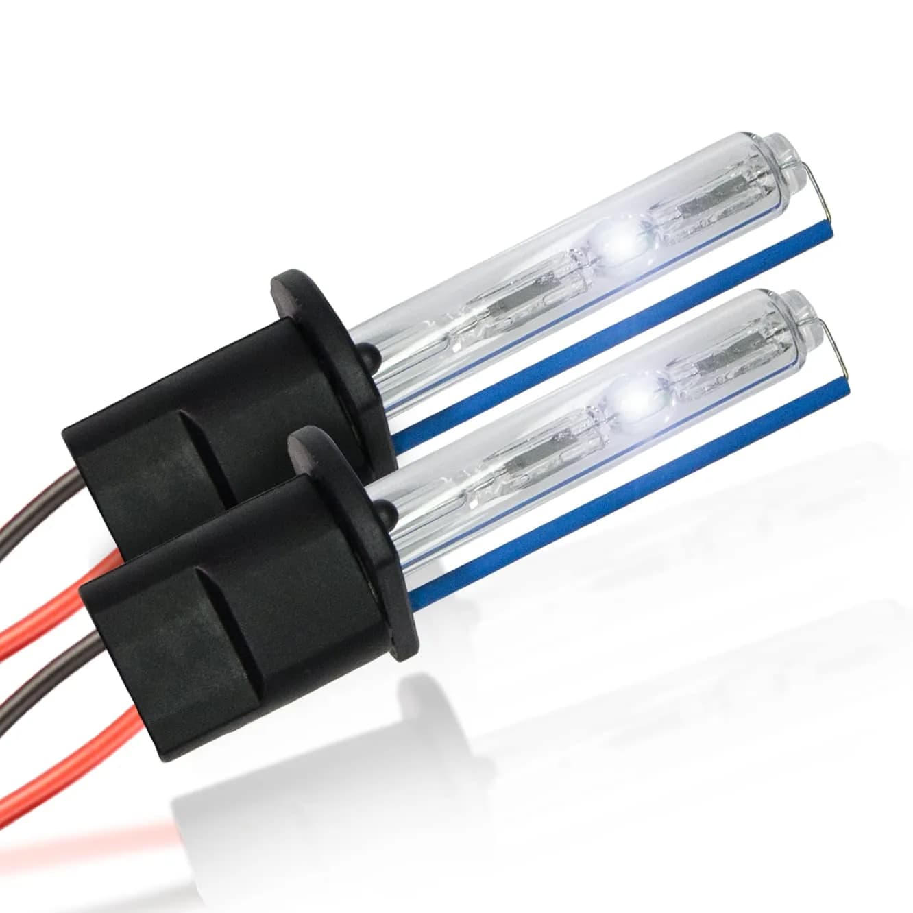 HID-Warehouse Xenon Headlight Bulbs 9005 (HB3) 8000K Medium Blue (2-Pack) | Plug-and-Play HID Replacement — 15000k - Pink / H1