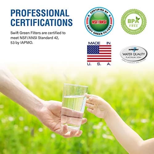 Swift Green Filters SGF-BO52 Refrigerator Water Filter 6 Pack | 2000-Gallon Coconut Carbon Filtration thumbnail 5