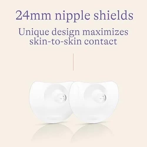 Lansinoh Contact Nipple Shields for Nursing Mothers, 24mm | Helps with Latch-On Challenges thumbnail 5